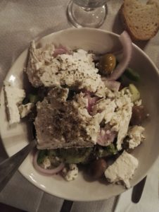 salade grecque Taverna Vakhos